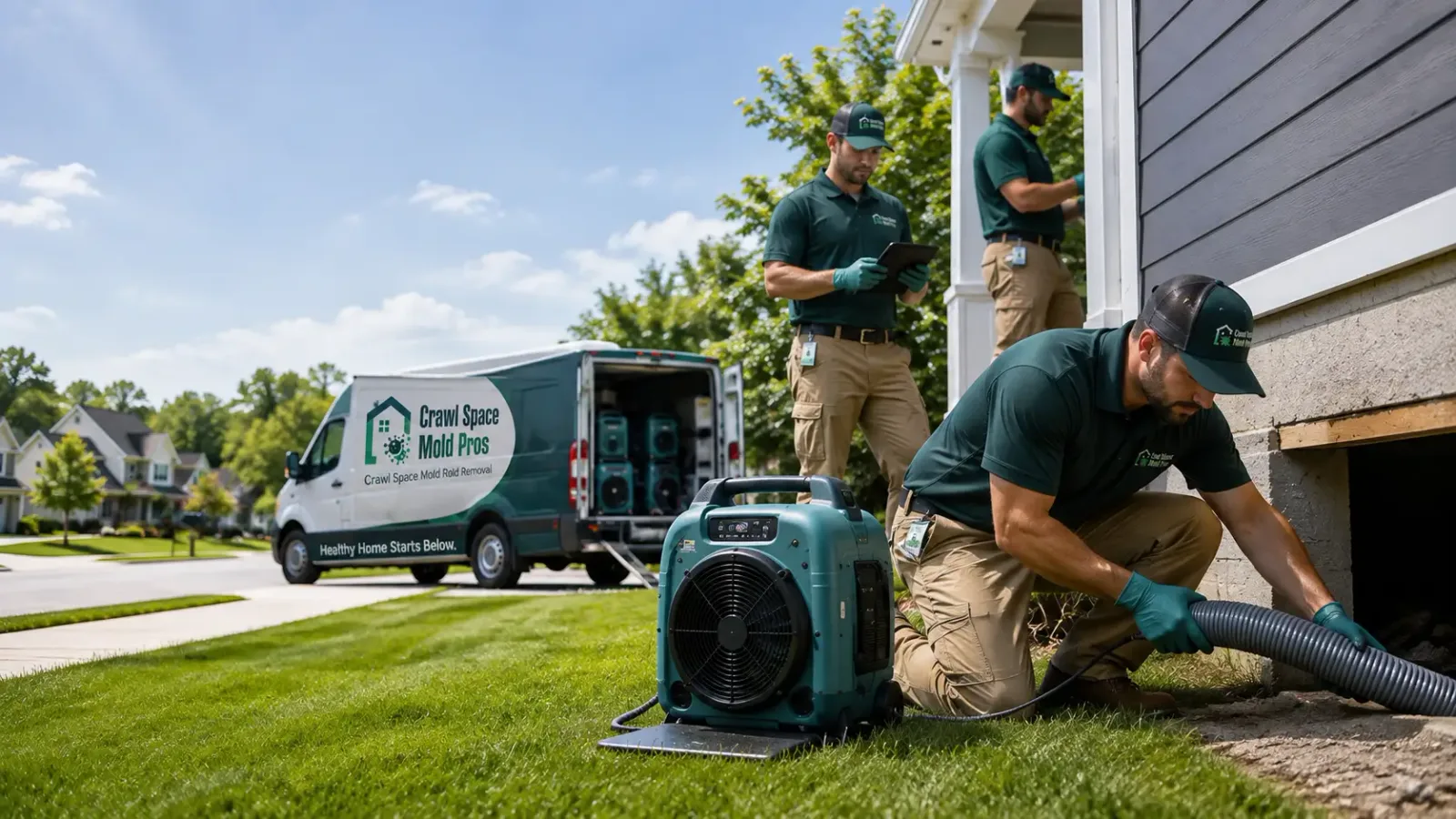 Crawl Space Mold Removal in Glenville, PA